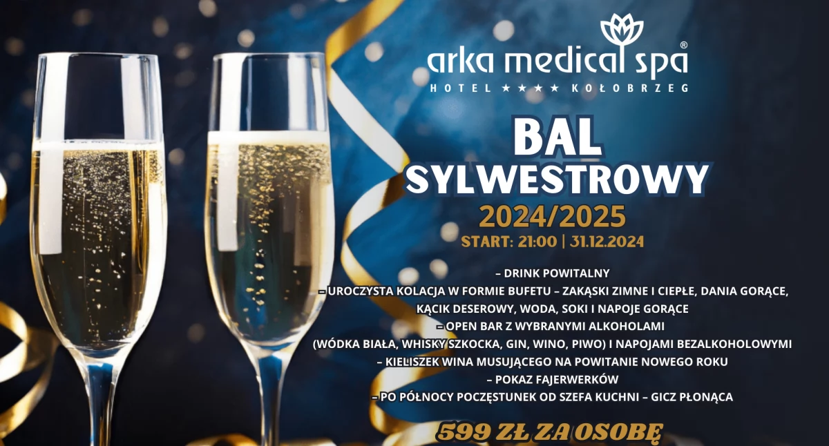 Bal Sylwestrowy 2024/2025 w Arka Medical Spa
