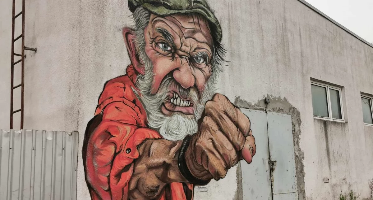 Murale w Porcie Rybackim w Kołobrzegu - zdjęcia