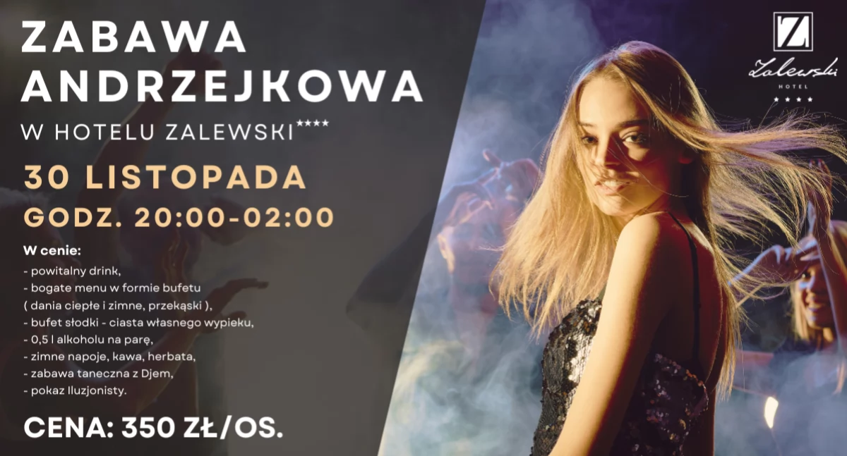 Magiczna Zabawa Andrzejkowa w Hotelu Zalewski**** w Mrzeżynie!
