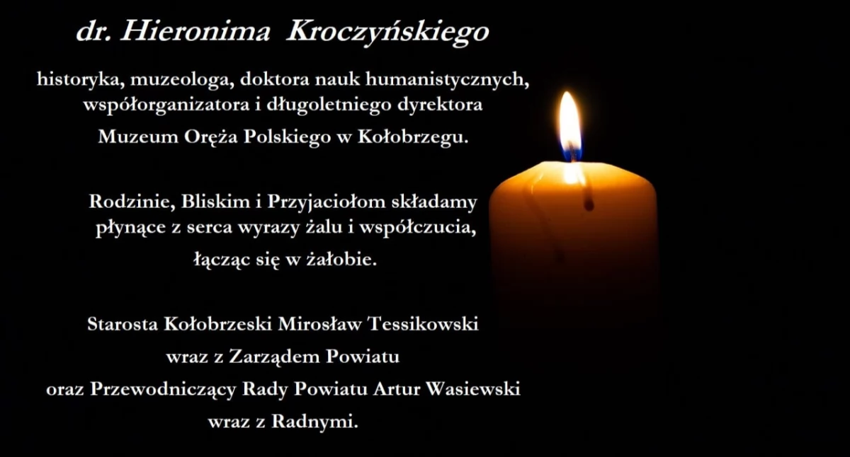 Zmarł dr Hieronim Kroczyński - kondolencje 