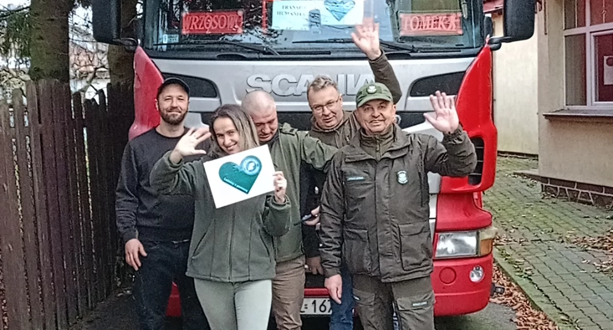 Leśnicy z Nadleśnictwa Gościno wspierają powodzian