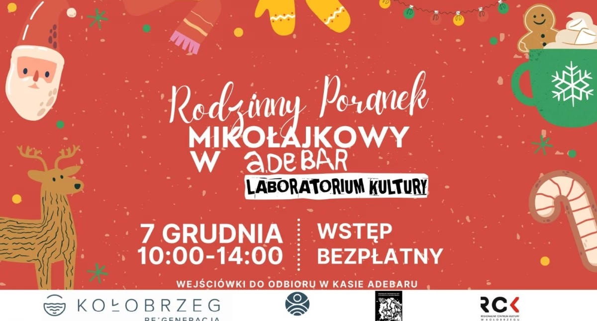Rodzinny Poranek Mikołajkowy. Co czeka na najmłodszych kołobrzeżan?