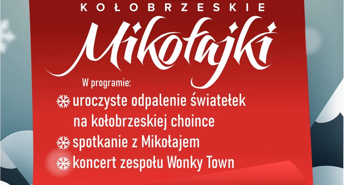 Kołobrzeskie Mikołajki i iluminacja miejskiej choinki już w piątek