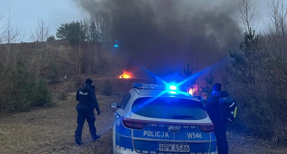 W Gminie Dygowo rozbiła się awionetka. Wszystkie służby zostały postawione na nogi (zdjęcia z ćwiczeń)
