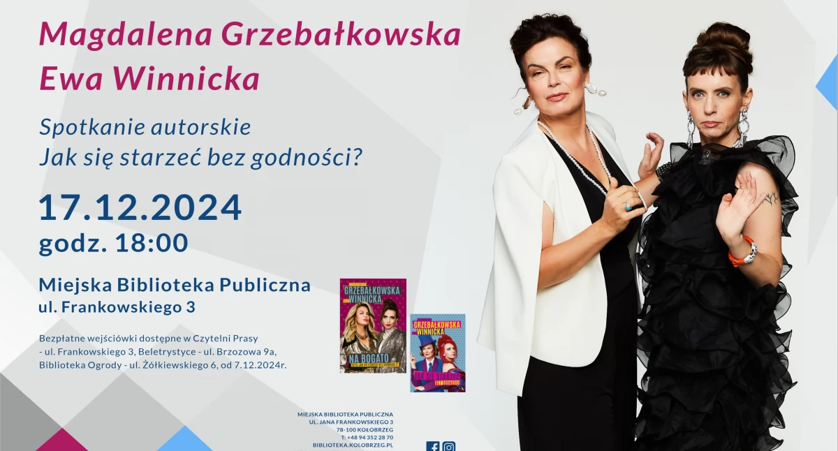 Autorki podcastu „Jak się starzeć bez godności” w kołobrzeskiej Bibliotece