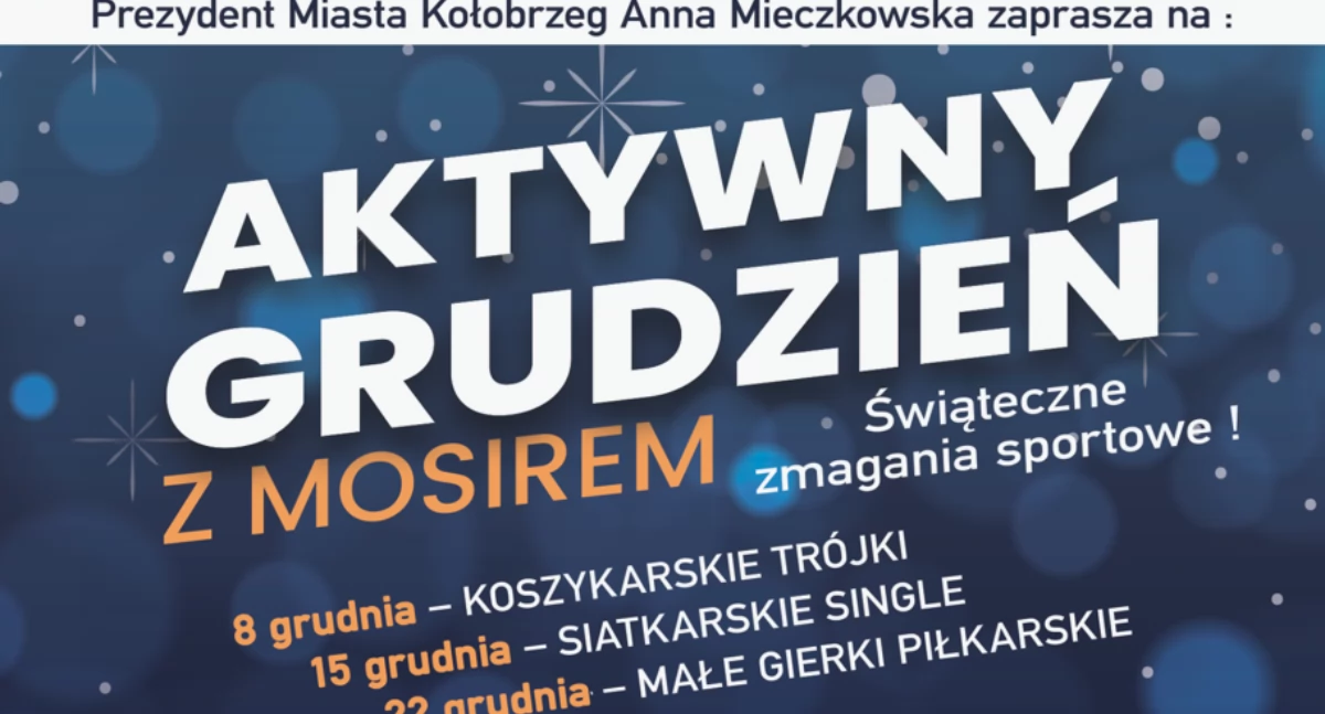 Aktywny Grudzień z Mosirem - czas na siatkówkę