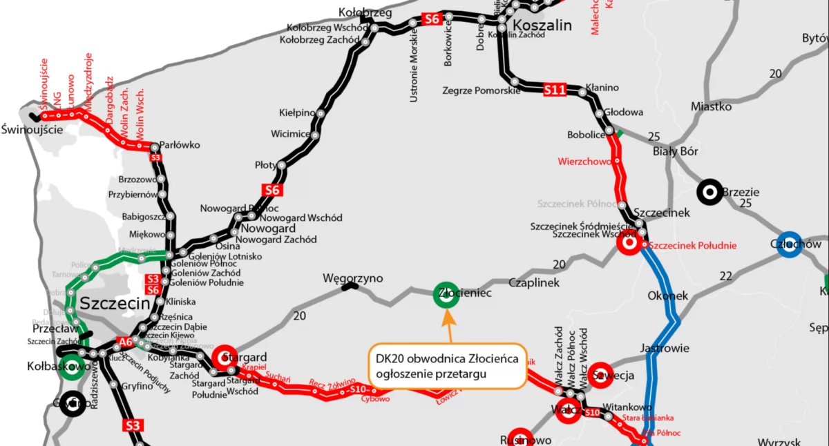Pierwsze auta przejadą tą drogą w 2029 roku. Przetarg na kolejną obwodnicę w regionie