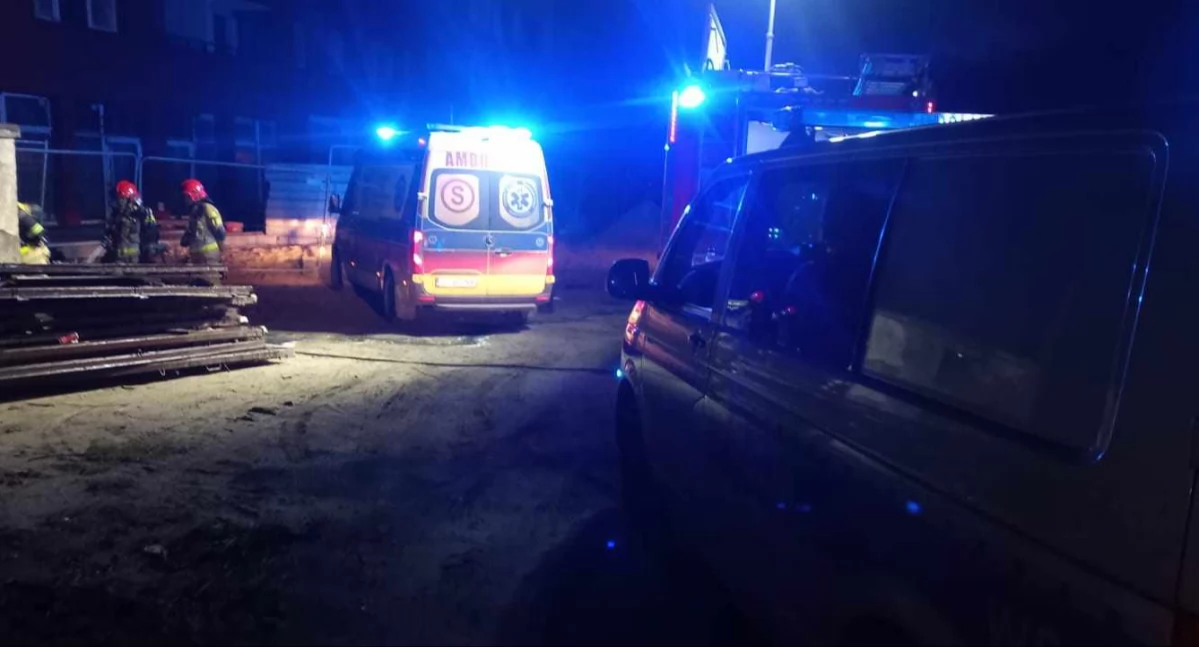 Pożary, poparzony mężczyzna. Pracowita noc strażaków.