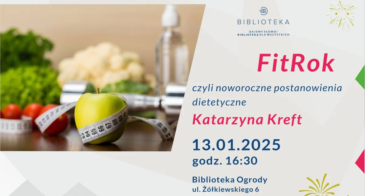 FitRok w kołobrzeskiej Bibliotece.  Rozpocznij nowy rok zdrowym akcentem