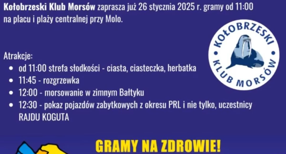 Morsowanie w szczytnym celu. Wspólna kąpiel na rzecz WOŚP