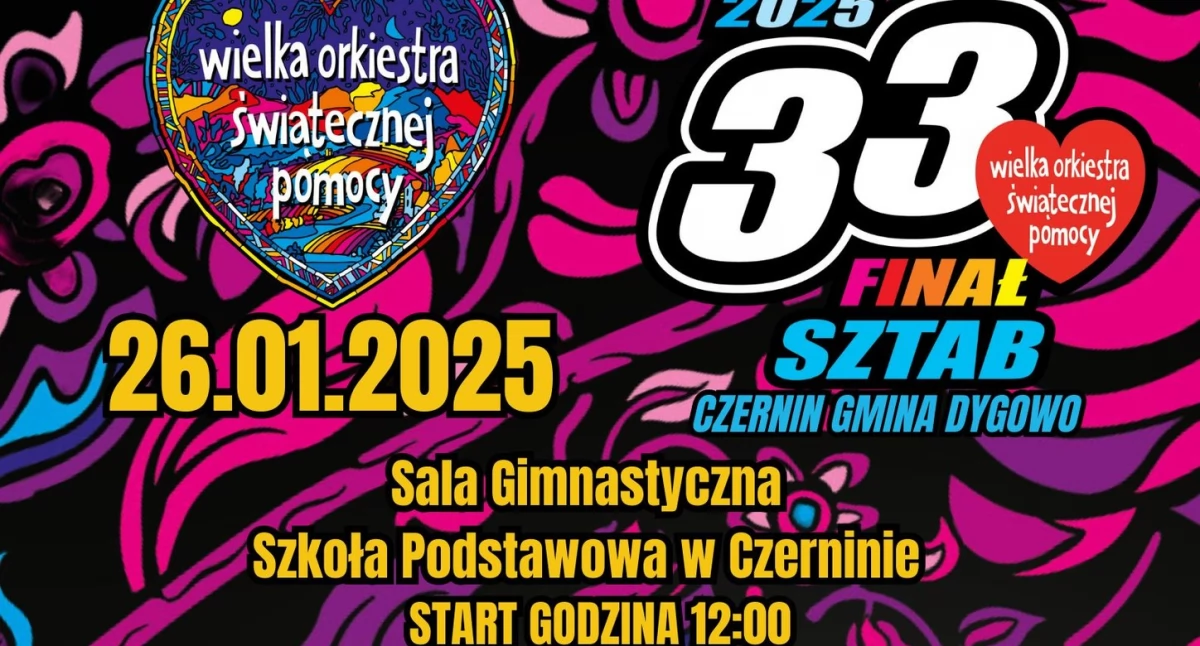33. Finał WOŚP w Gminie Dygowo: siatkówka, koncerty i atrakcje dla dzieci