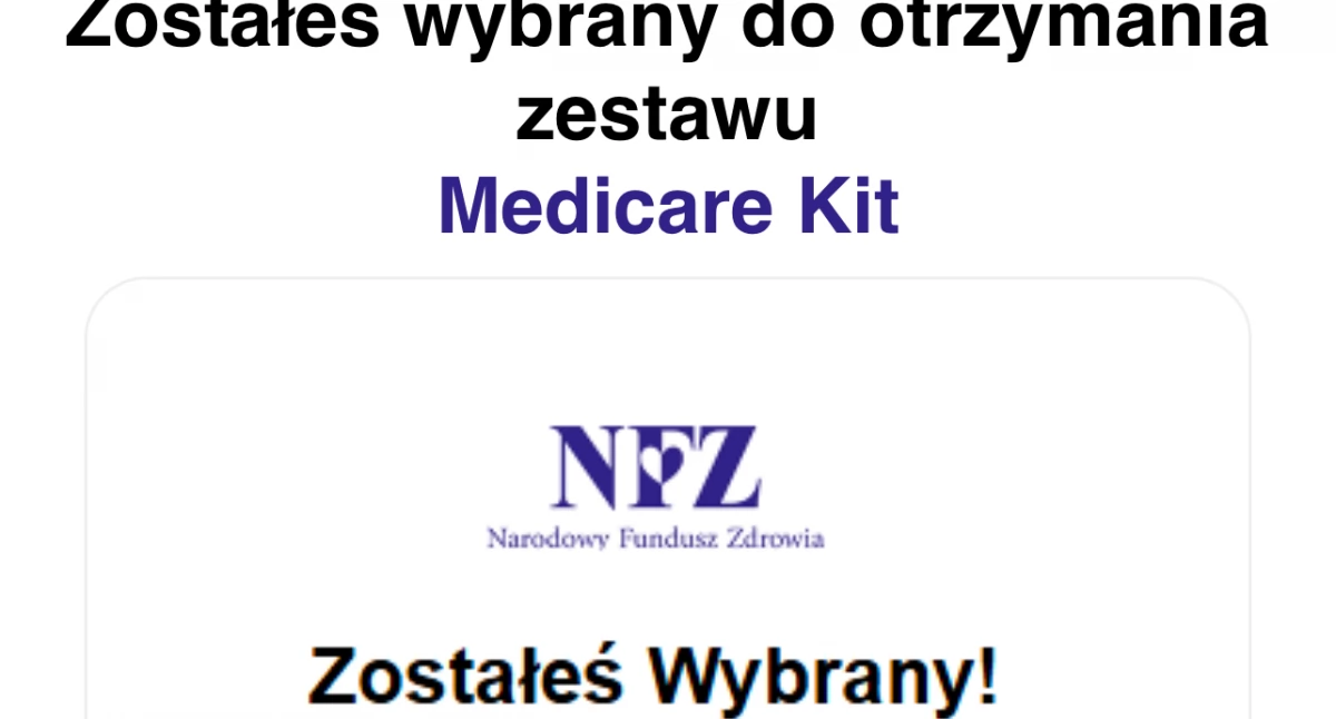 Ostrzeżenie: Fałszywe maile o apteczce od NFZ – Jak nie paść ofiarą oszustwa?