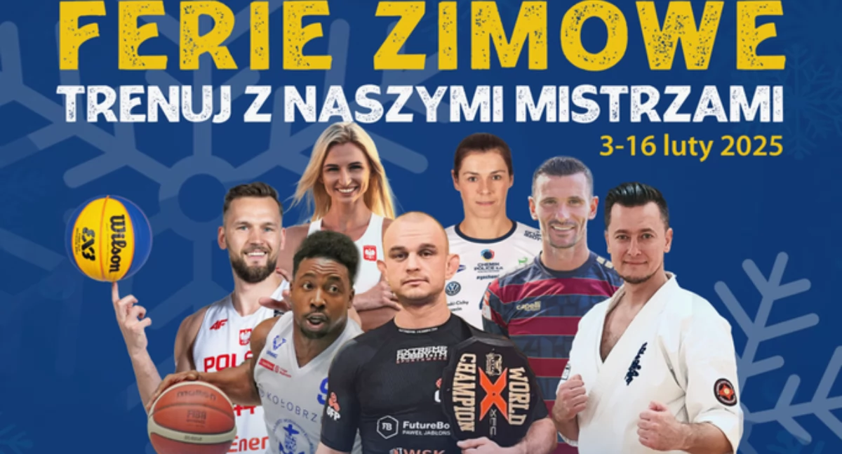 Adam Frączczak, Małgorzata Hołub-Kowalik czy Damian Mieczkowski. Trenuj z Mistrzami w Hali Milenium