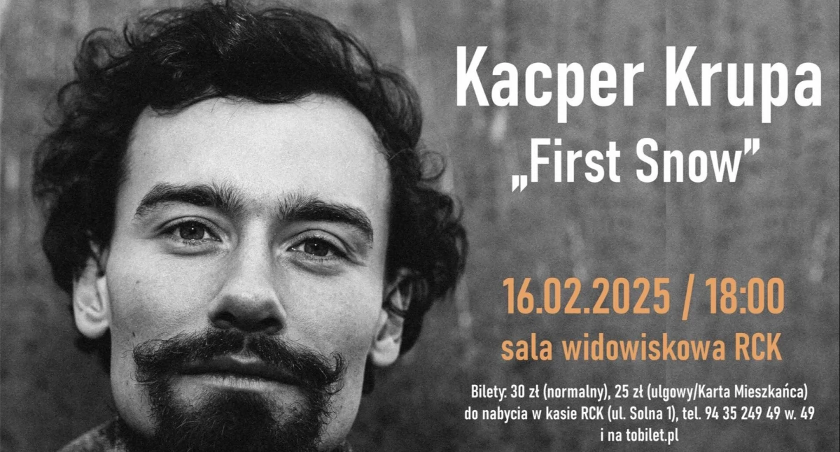 Muzyczna podróż pełna zimowych wspomnień. Kacper Krupa z koncertem w Kołobrzegu