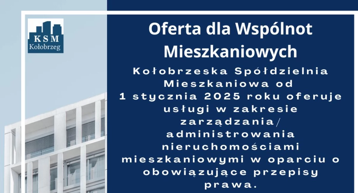 Oferta dla wspólnot mieszkaniowych