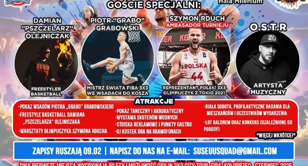 Koszykarski Turniej 3xK już w marcu. Jedną z atrakcji koncert O.S.T.R.