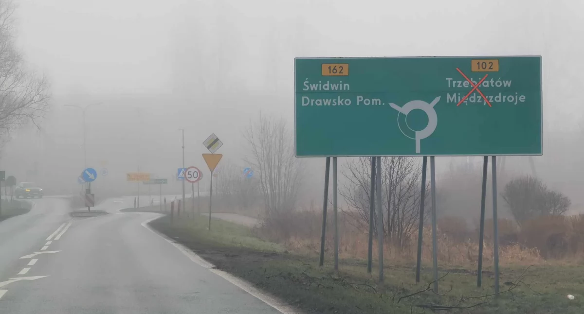 Droga w stronę Międzyzdrojów została zamknięta. Utrudnienia w ruchu aż do przyszłego roku