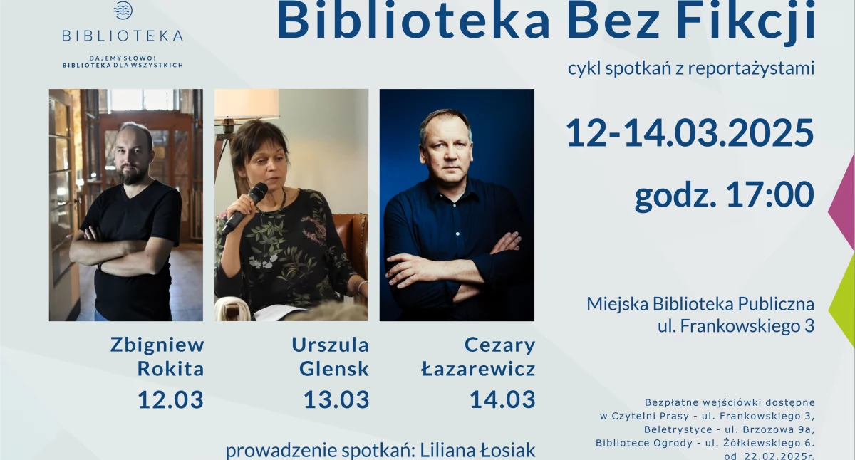 Znakomici polscy reportażyści ponownie w kołobrzeskiej bibliotece