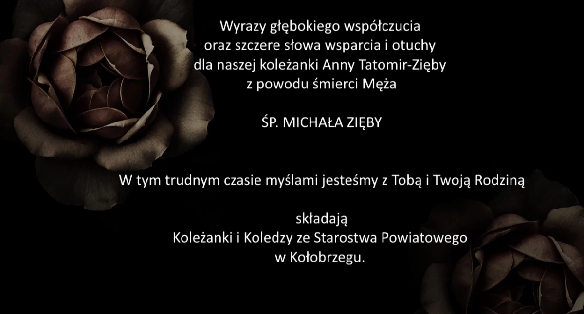 Wyrazy najgłębszego współczucia