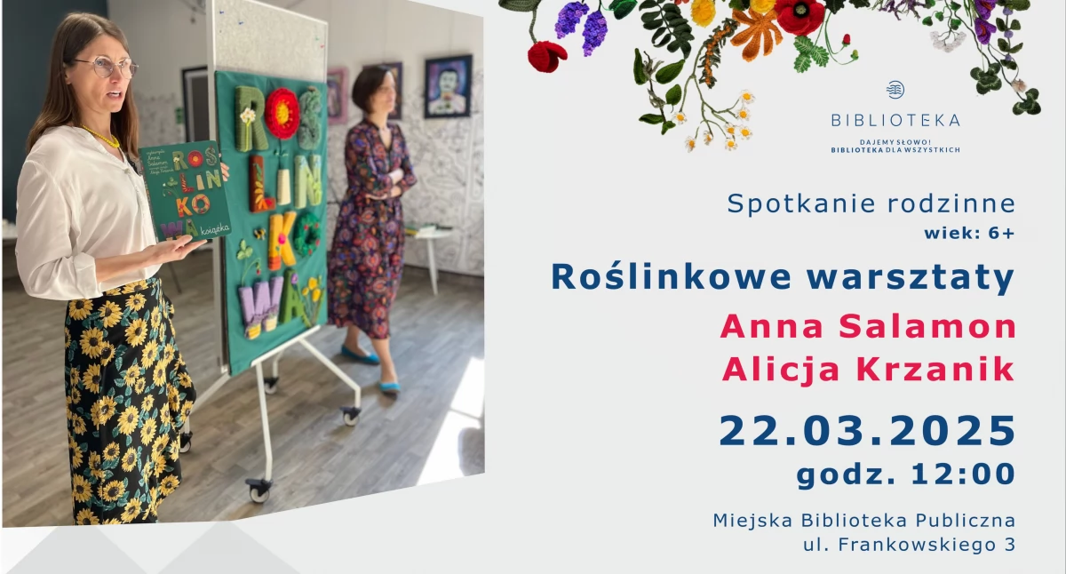 Roślinkowe warsztaty rodzinne w Bibliotece
