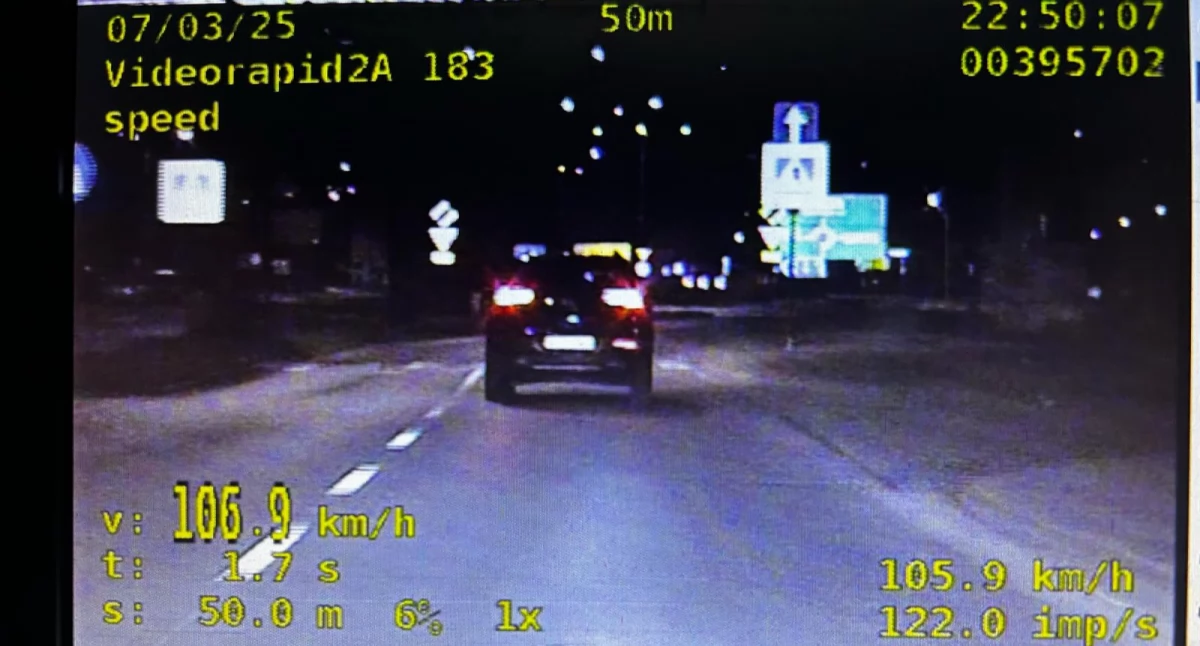 Jechał ponad 100 km/h na Koszalińskiej. Grupa Speed zatrzymała (nie jednego) pirata drogowego