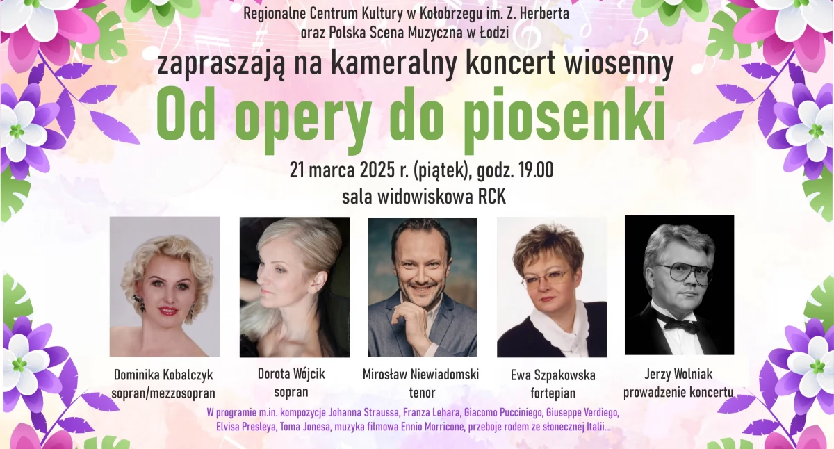 „Od opery do piosenki”. Kameralny koncert w Regionalnym Centrum Kultury