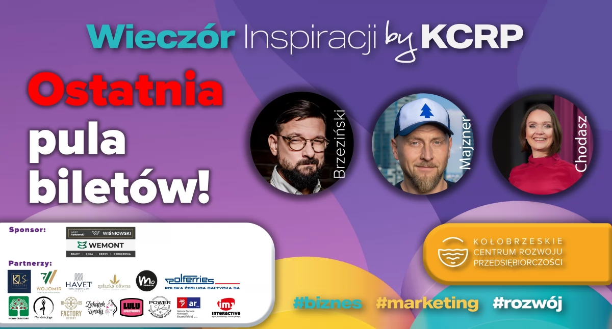 Wieczór Inspiracji 2025 – ostatnia szansa na zdobycie biletu!