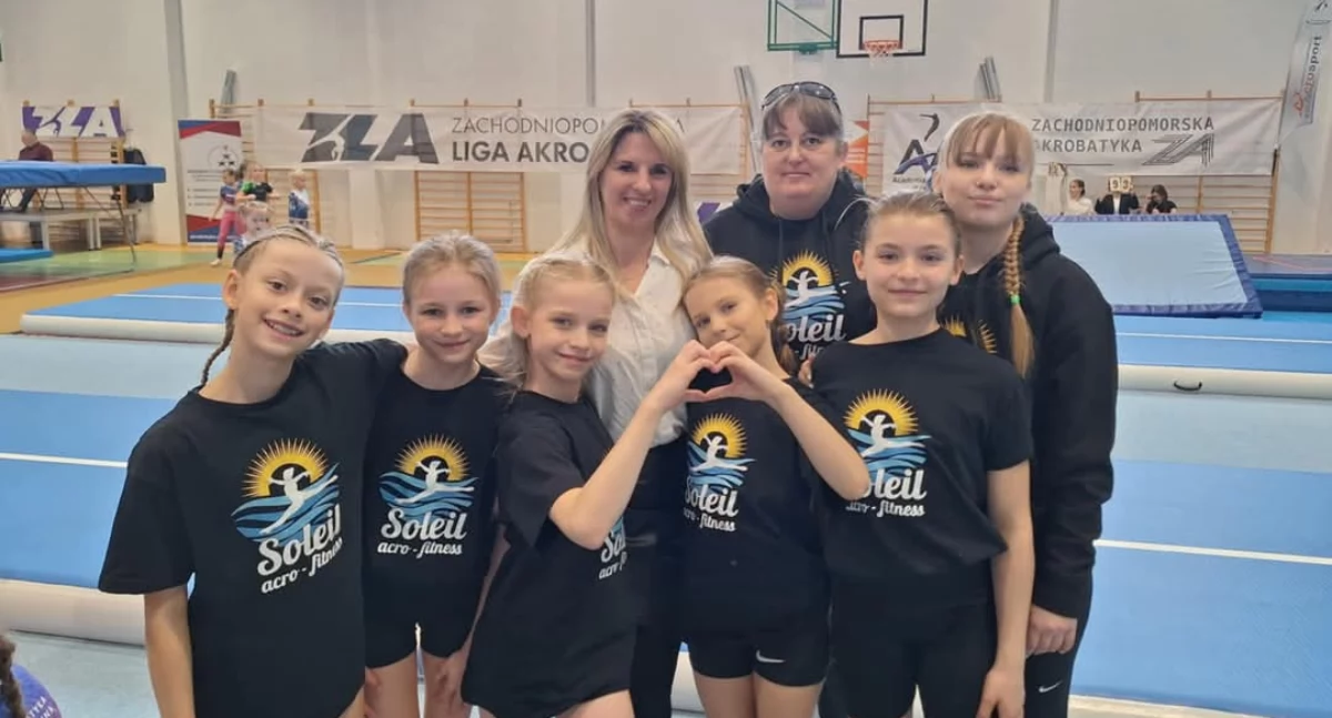 Złoto i dwa srebra dla zawodniczek Acro-fitness Soleil