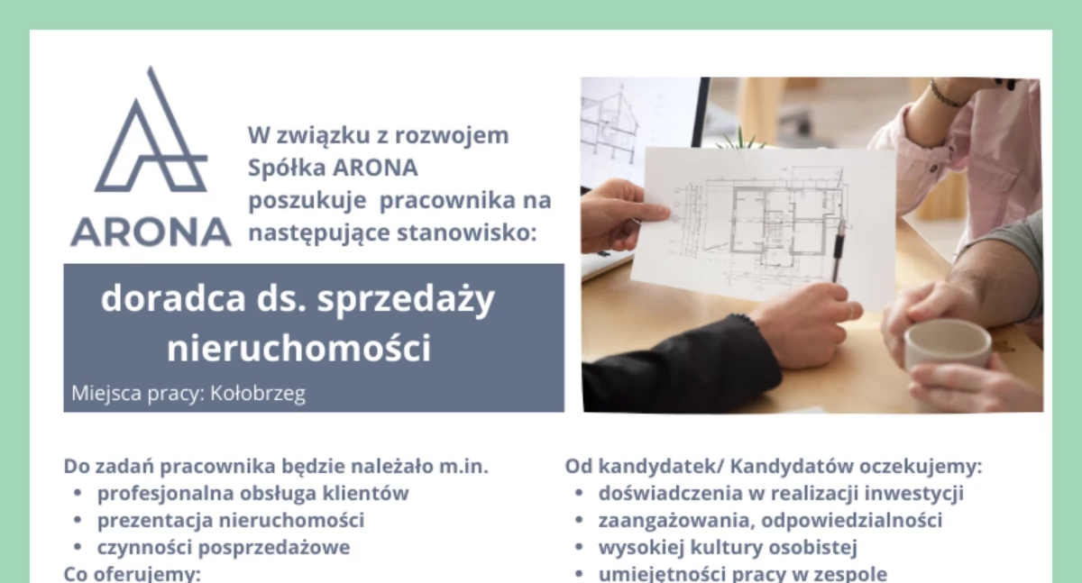 Dołącz do zespołu Spółki Arona!