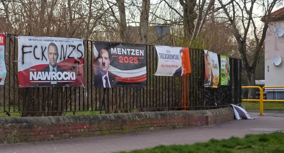 Swastyki, szubienice, albo po prostu nożyczki. Czyli twórczość wyborcza w pełni rozkwitu