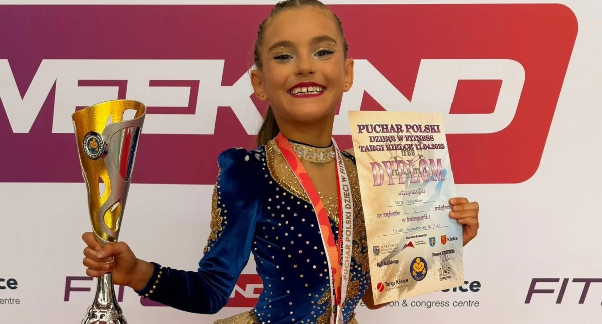 Maja Czyżewska druga w Pucharze Polski. Zdobyła kwalifikację do Mistrzostw Świata Dzieci w Fitness