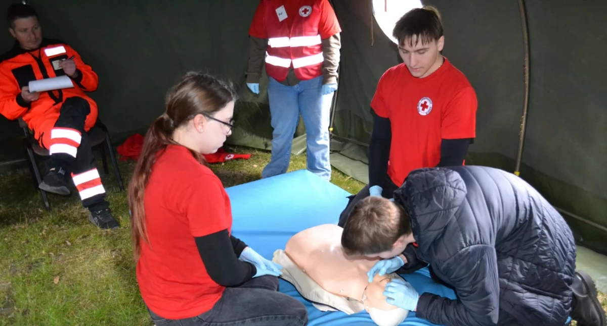 Liczyła się każda sekunda. Sprawdzili swoją wiedzę i umiejętności w udzielaniu pomocy