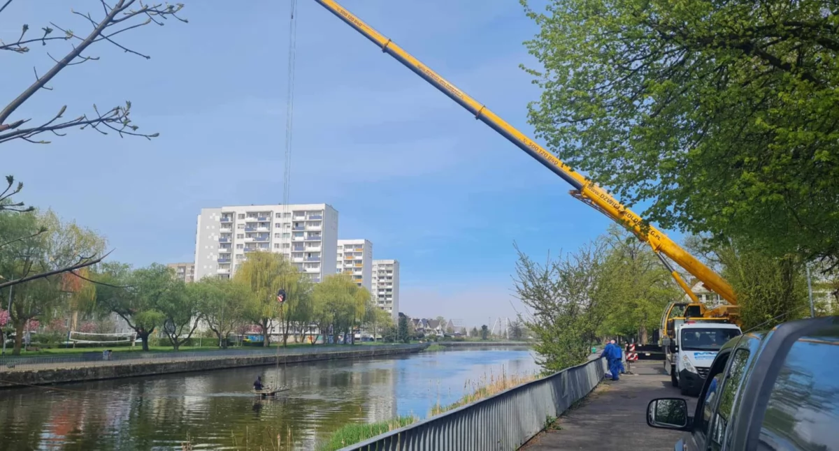 Wkrótce ruszą fontanny przy bulwarach. Trwa montaż