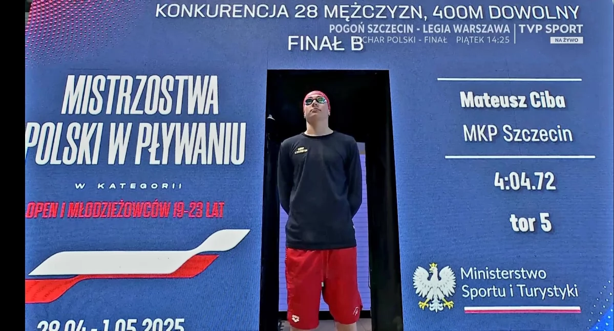 Życiówki i medale Mateusza Ciby