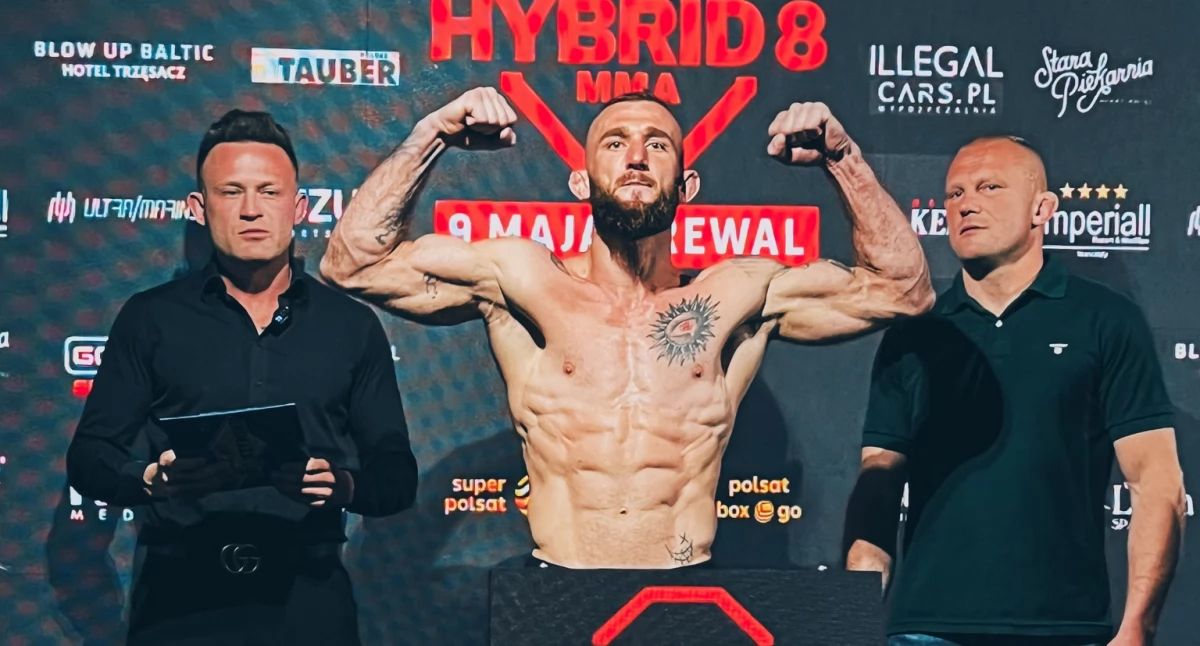 Rozprawił się z rywalem w pierwszej rundzie. Seweryn Mańkowski wygrywa na Hybrid MMA