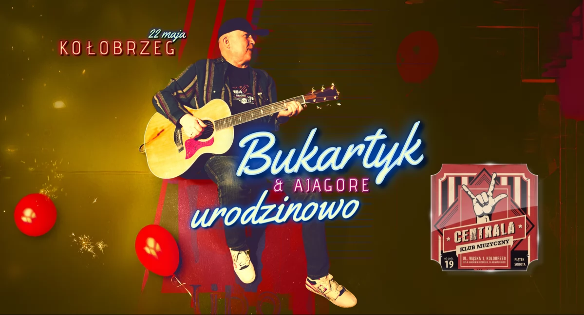 Piotr Bukartyk i Ajagore z koncertem urodzinowym w Kołobrzegu