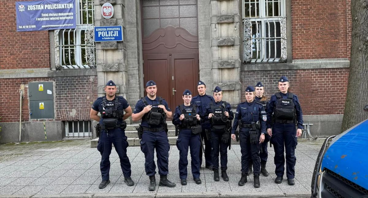 Będą obecni na plażach, promenadzie, centrum... Więcej policjantów w Kołobrzegu 