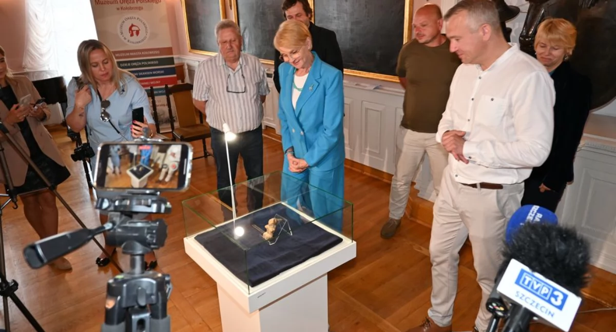 Unikatowe znalezisko w skali Europy Środkowo-Wschodniej. Figurka sprzed 6 tysięcy w muzeum w Kołobrzegu