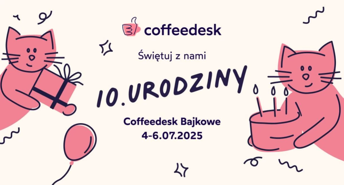 Coffeedesk Bajkowe świętuje 10. urodziny! Trzy dni kawowych atrakcji w Kołobrzegu