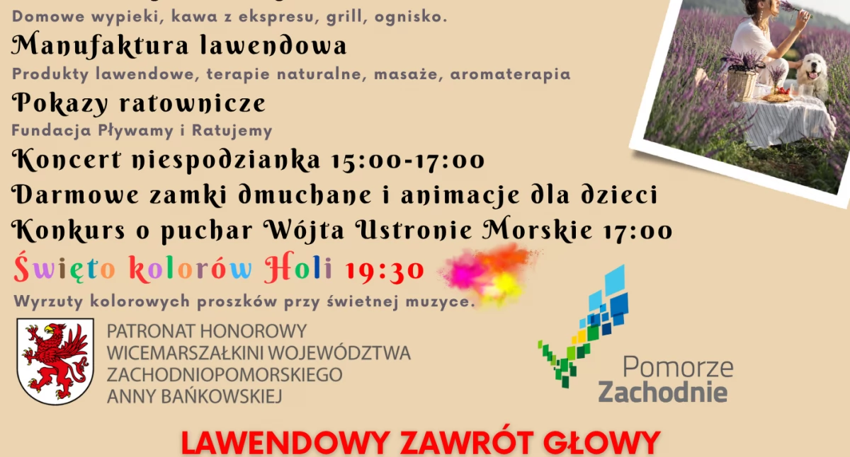 Na lawendowej fali. Rodzinna niedziela pełna atrakcji w Ustroniu Morskim