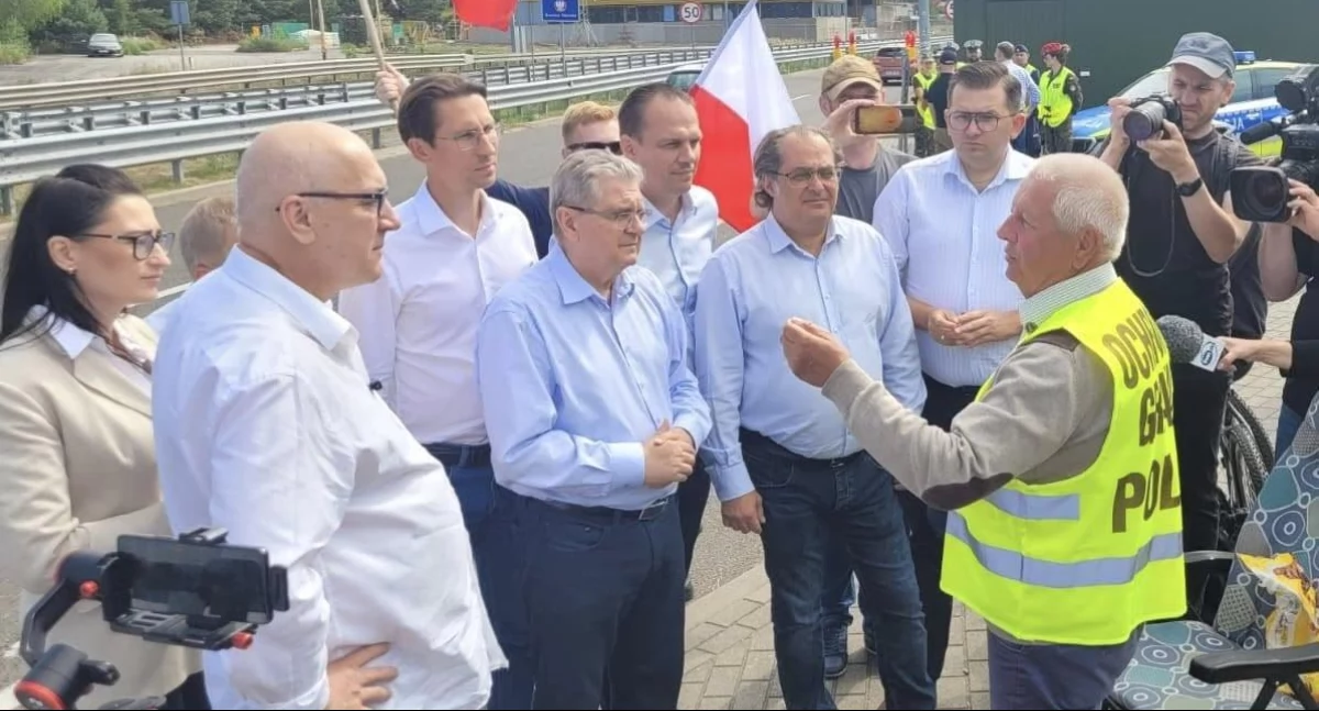 Kołobrzeski poseł wspiera obywatelskie kontrole na granicy. Padły słowa krytyki wobec państwa