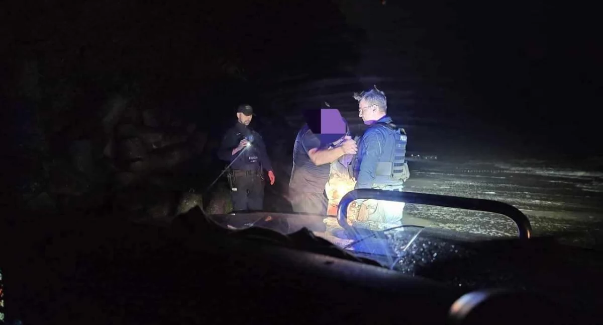Nocna kąpiel w Bałtyku. Wszystkie służby postawione na nogi