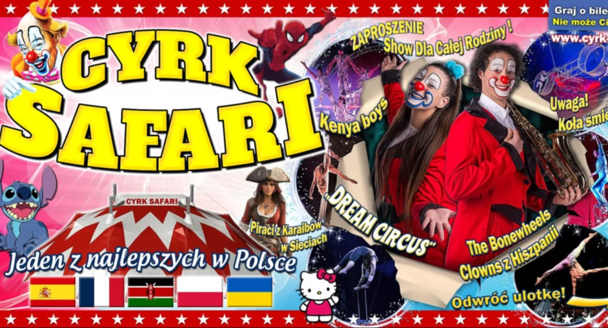 Największy Dream Circus w Kołobrzegu i Ustroniu Morskim
