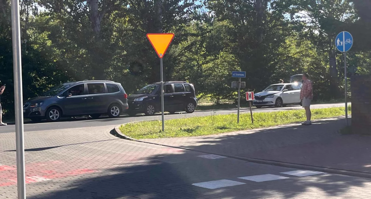 Pechowe skrzyżowanie. Dwie kolizje w krótkim odstępie czasu