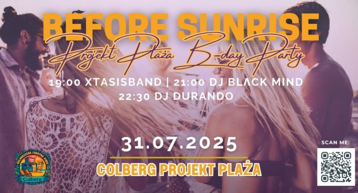 Colberg Projekt Plaża. Before Sunrise Party i 1.urodziny