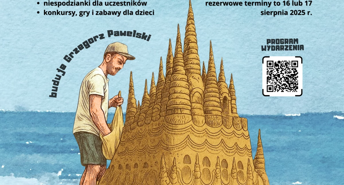 Największy w Polsce zamek z piasku? Bicie rekordu na plaży przy molo