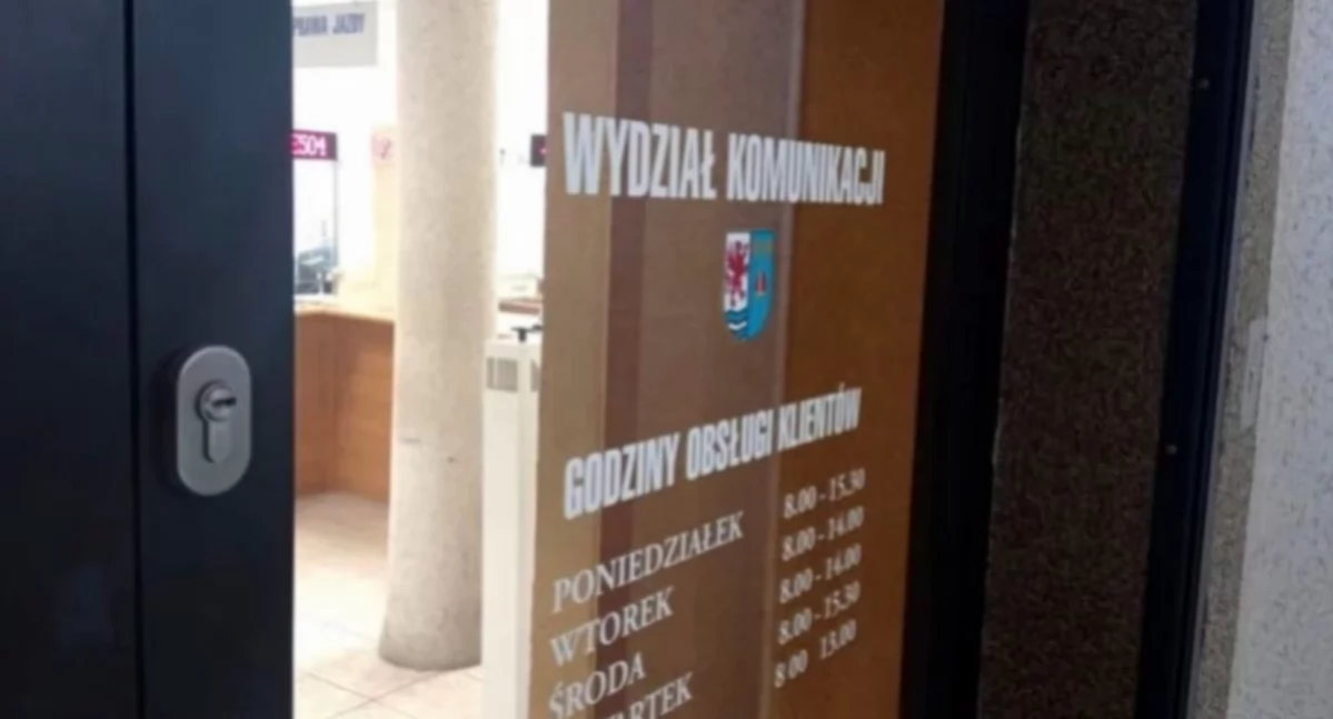 Komunikat Starostwa. Wydział Komunikacji będzie czynny krócej niż zwykle
