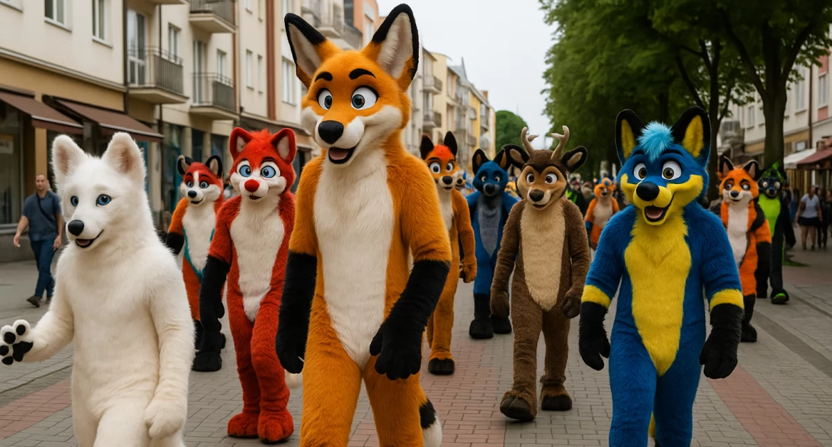 Pluszowa parada w Kołobrzegu. Kim są wyznawcy furry, których spotkamy na ulicach miasta?