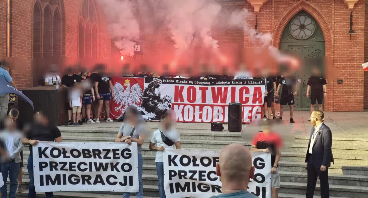 Marsz przeciwko nielegalnej migracji przeszedł ulicami Kołobrzegu
