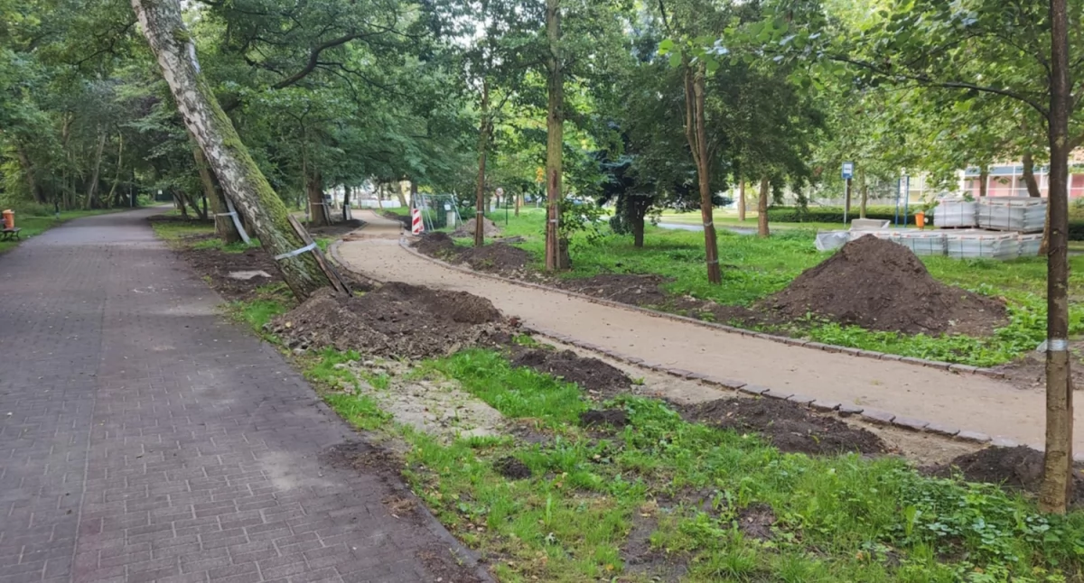 Przebudowa Fredry zgodnie z planem. Nowa droga rowerowa i chodnik zamiast wspólnego ciągu